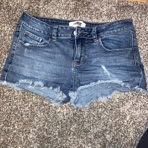 Denim shorts